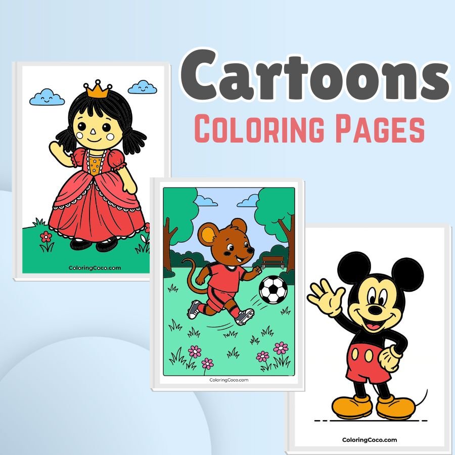 Cartoons Coloring Pages