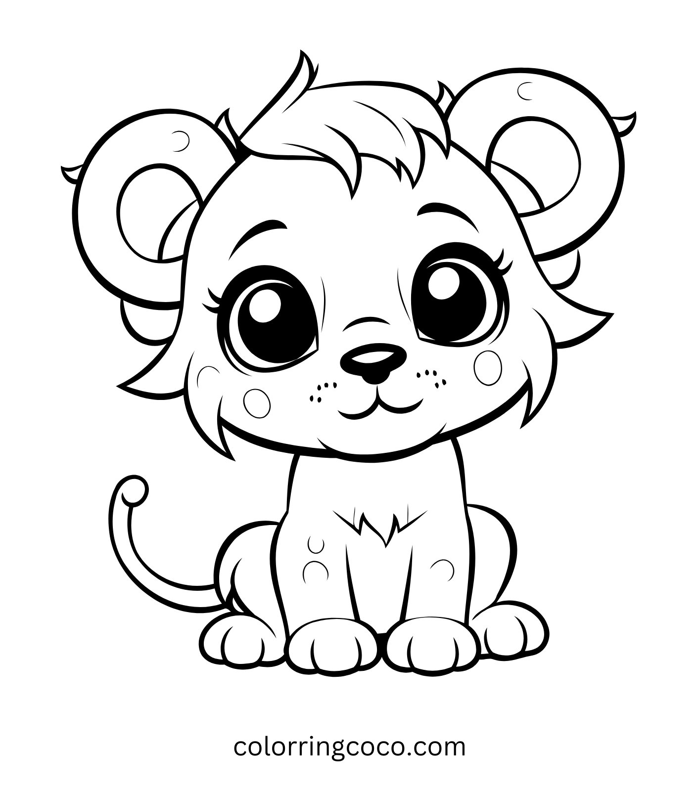 a cut lion baby