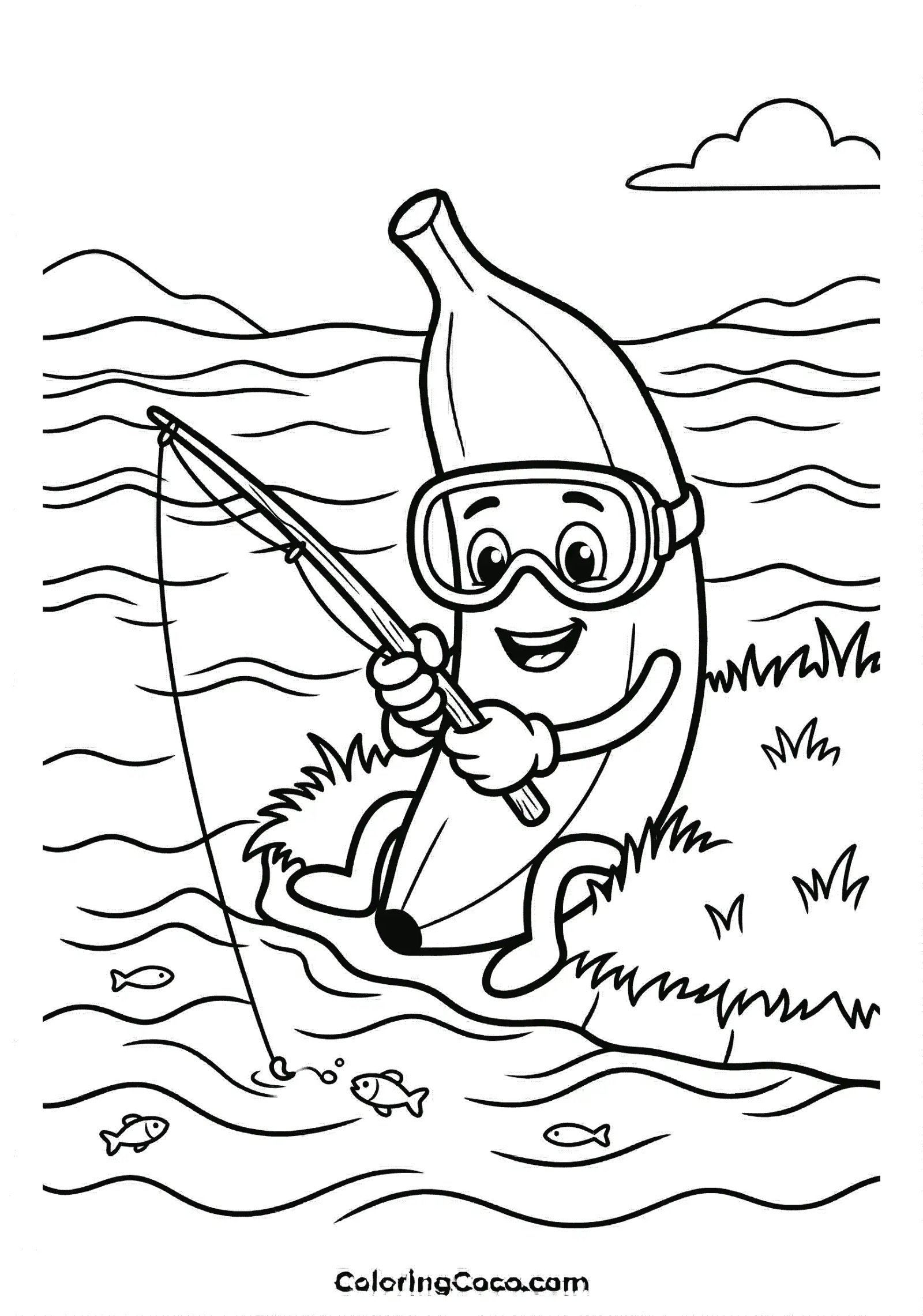 Banana fishing