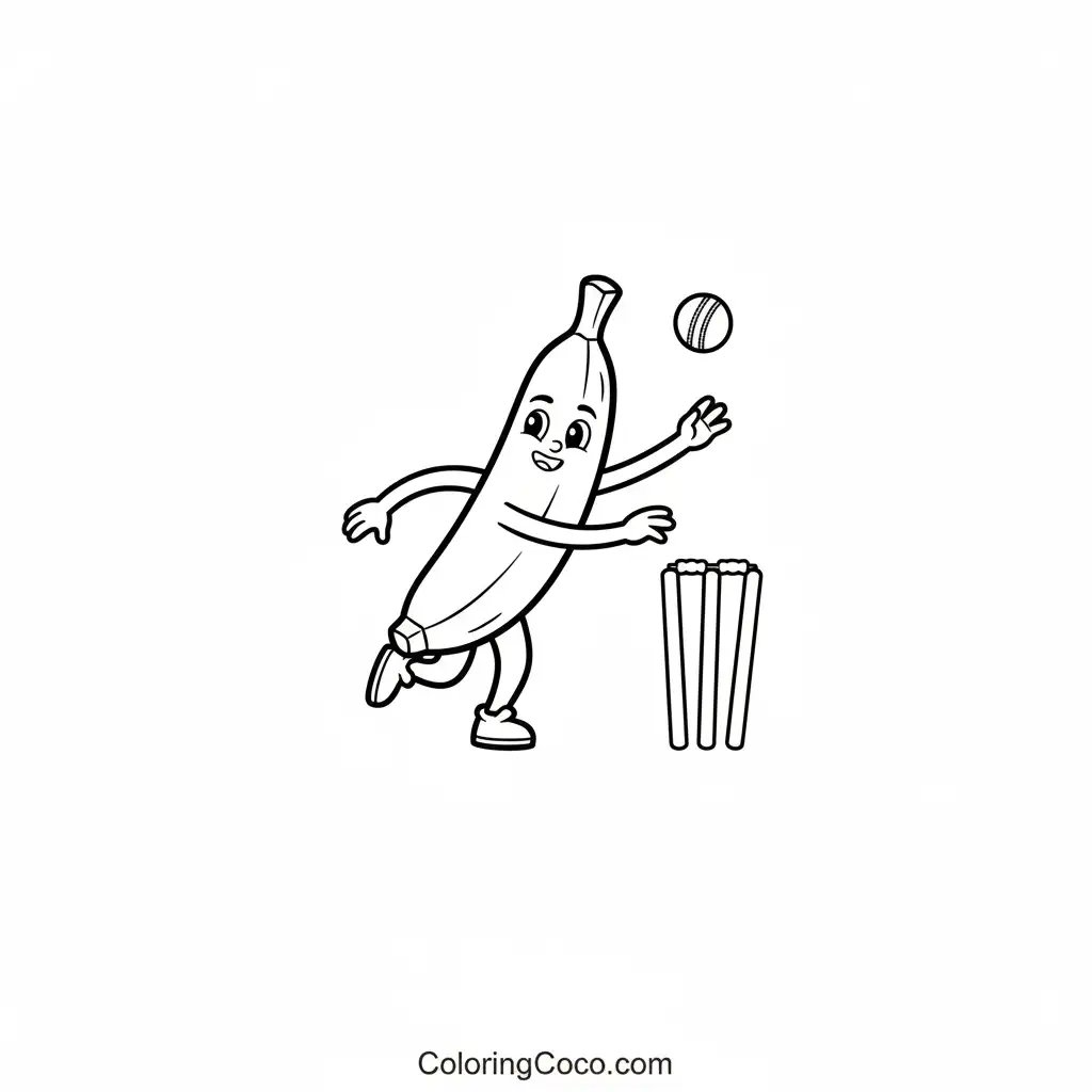 Banana throwing ball