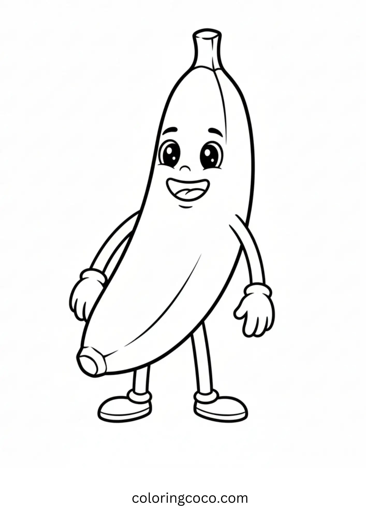 Banana with Face and Arms