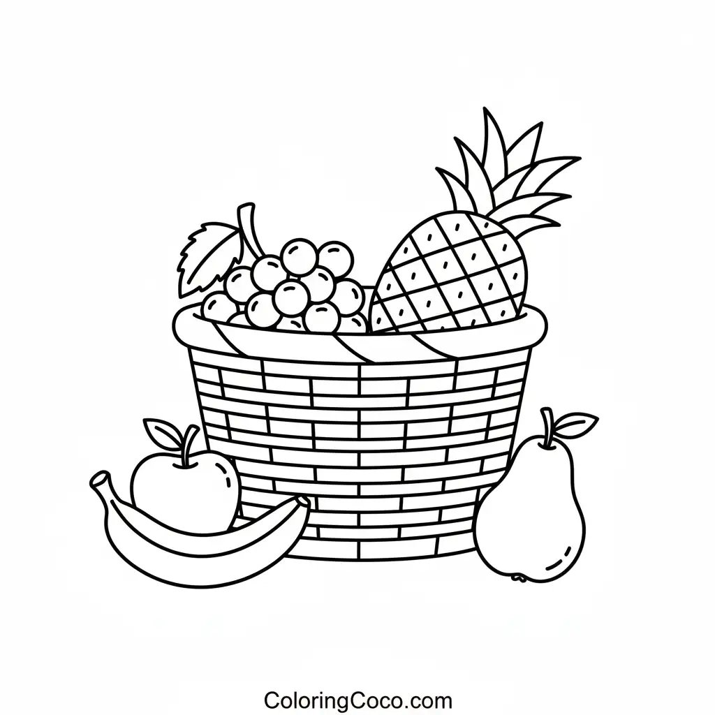 basket full of fruits