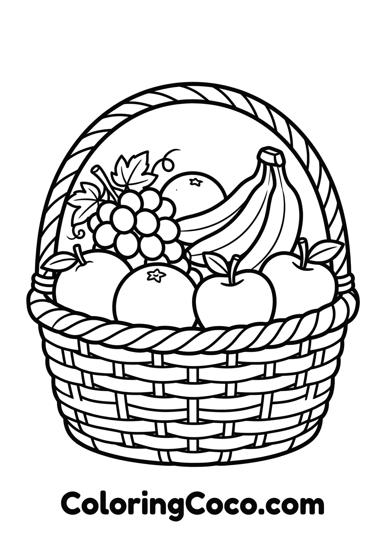 Fresh fruits in basket