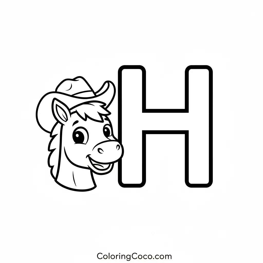 'H' for horse