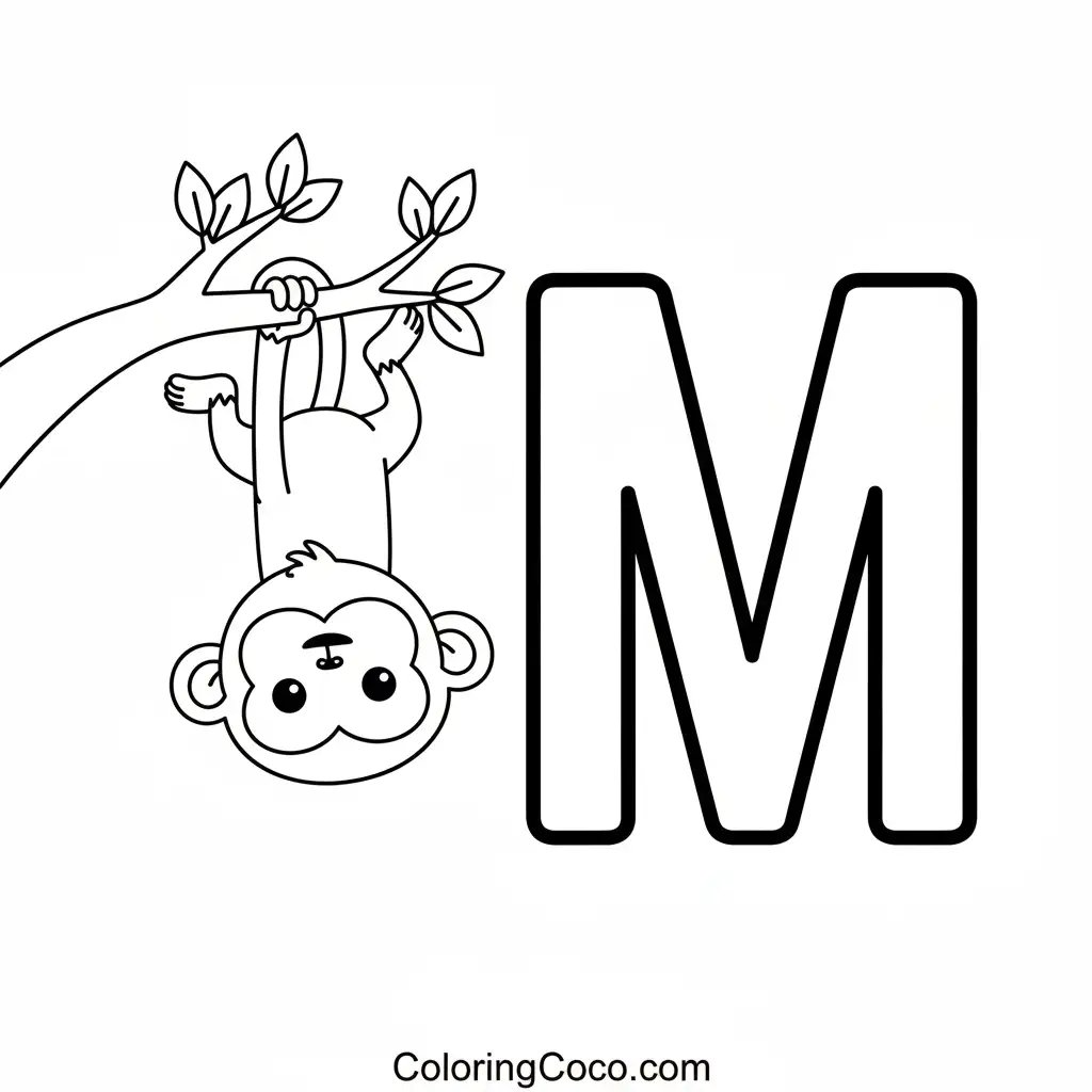'M' for monkey