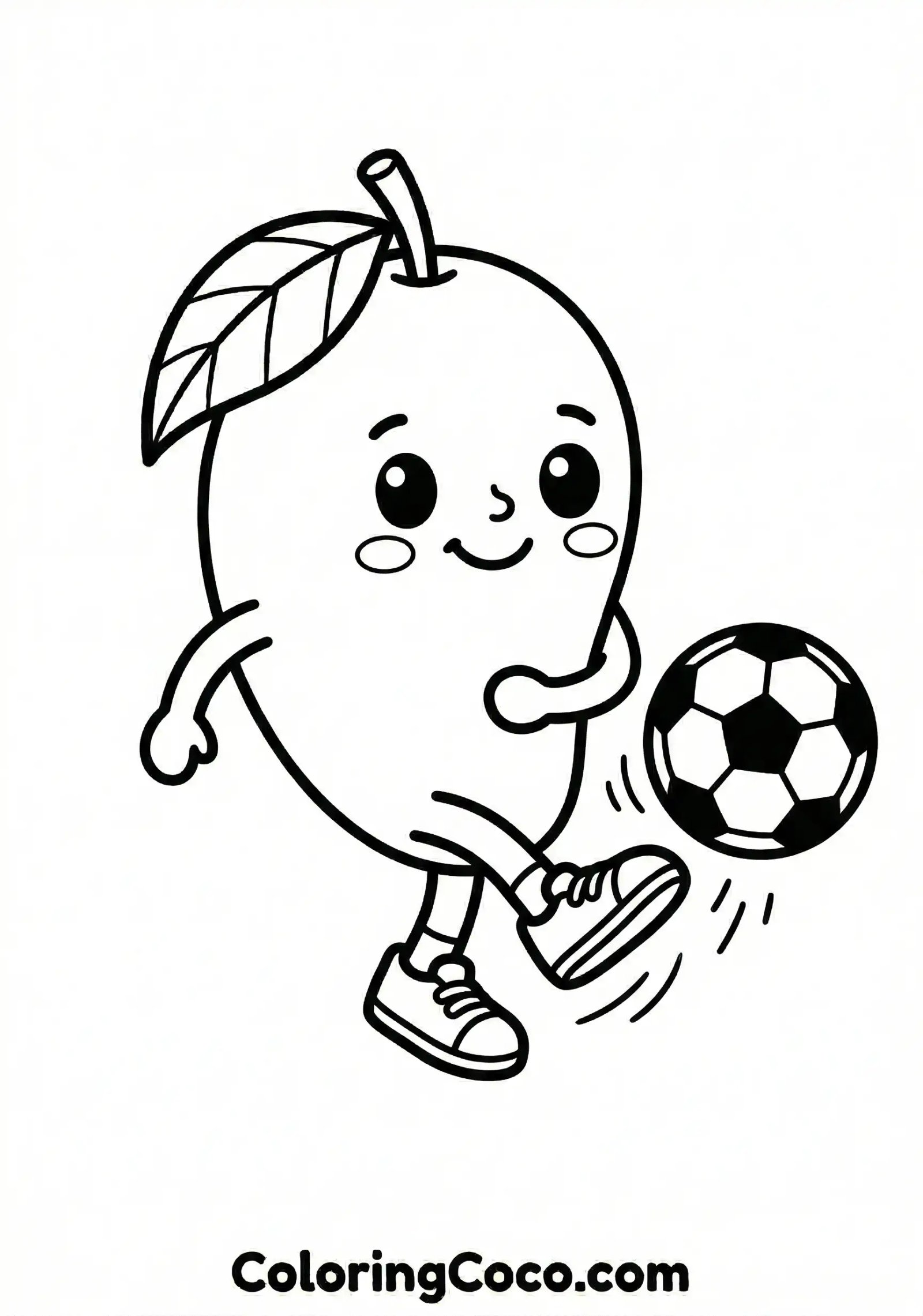 Mango playing with football