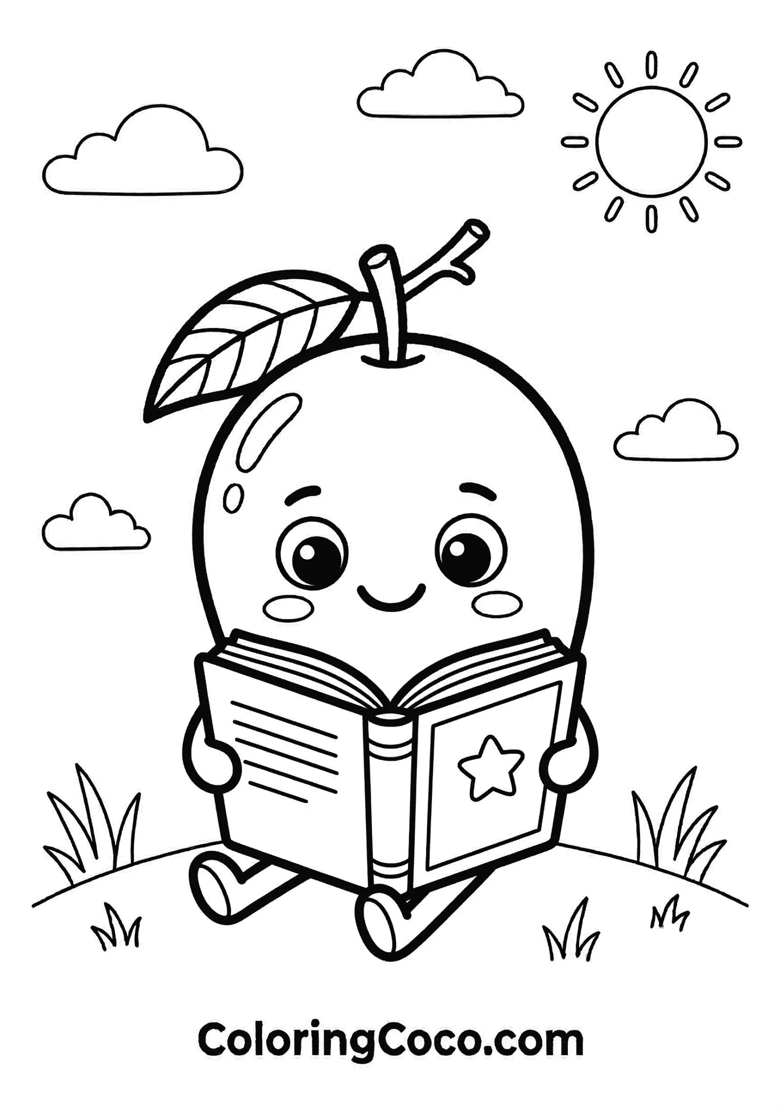 Mango reading book