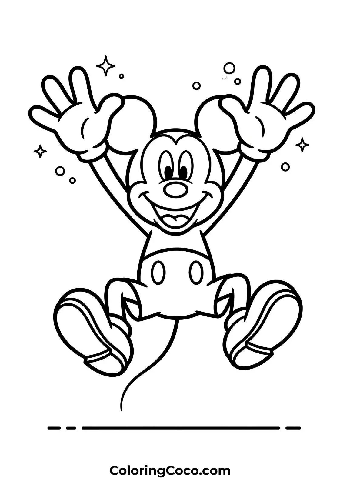 Mickey Mouse Jumping