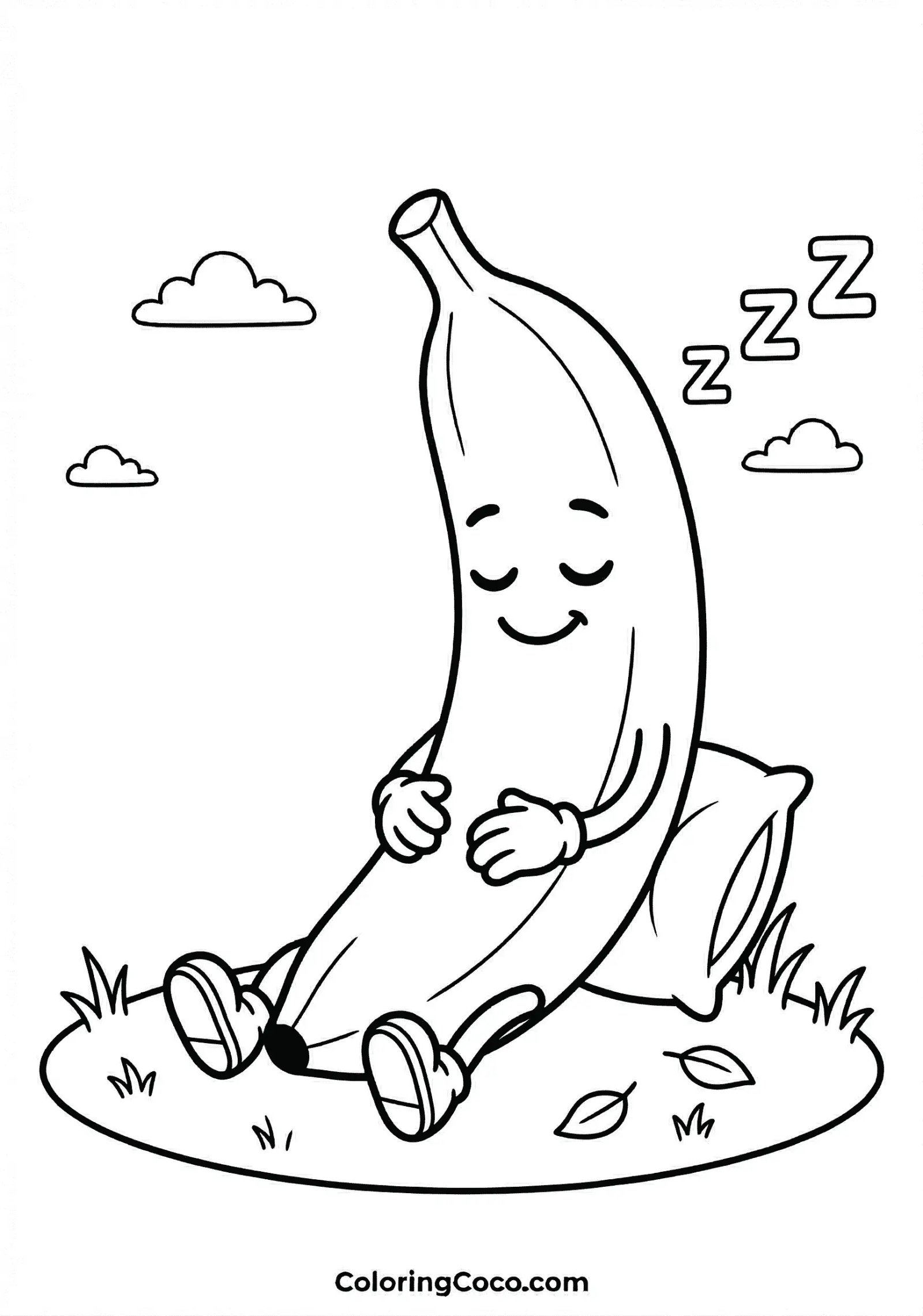 Sleeping banana