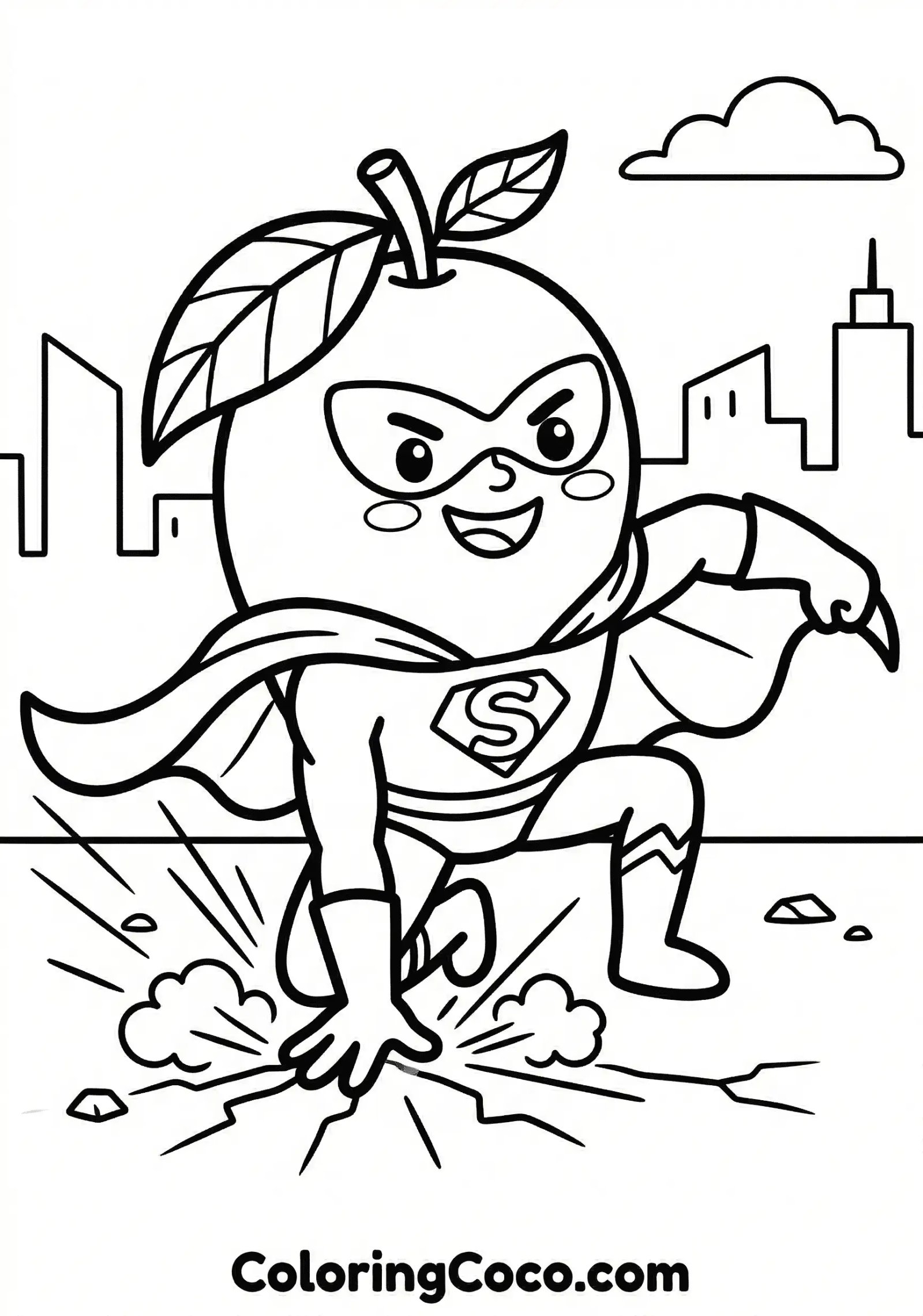 Super hero mango-man