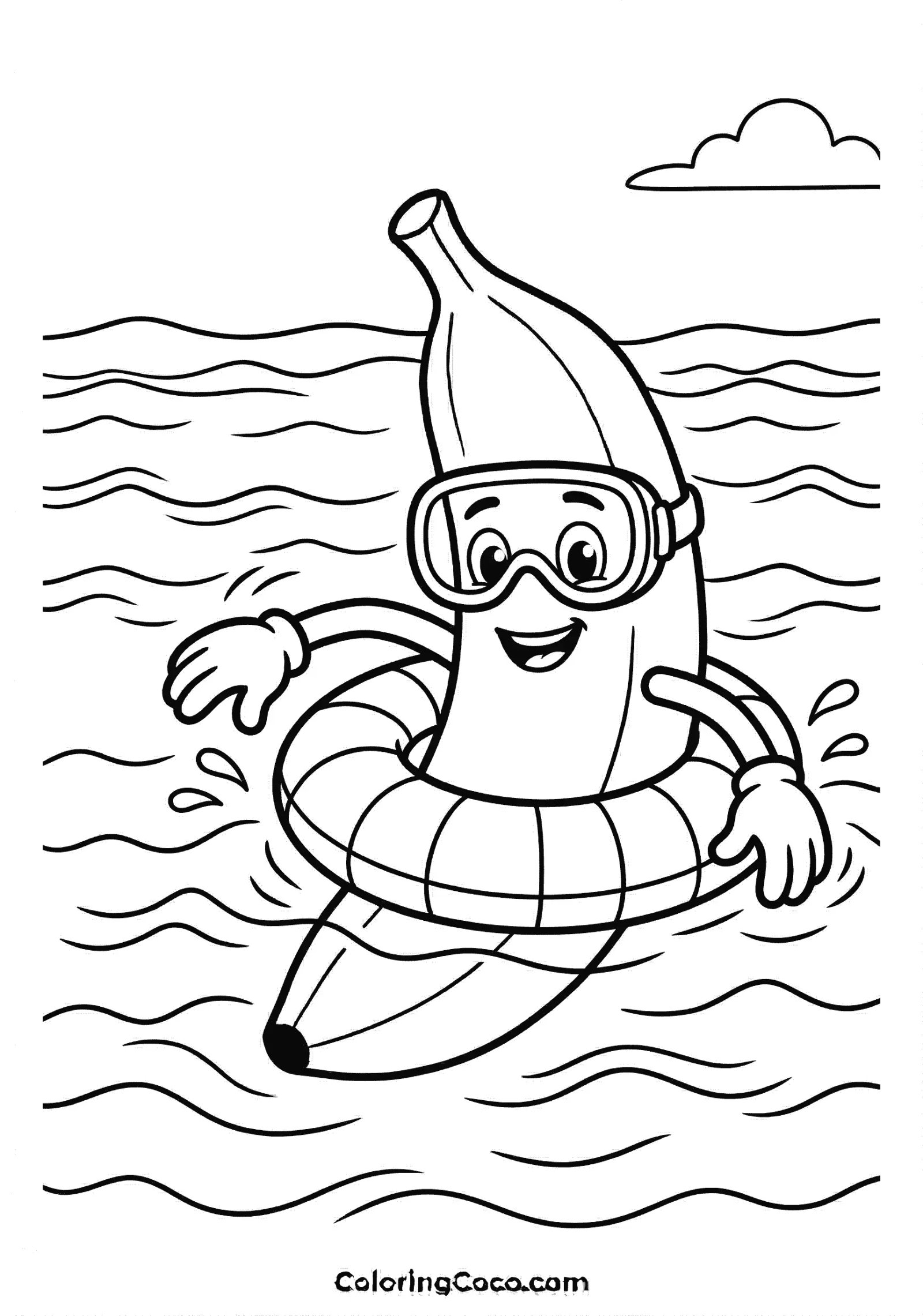 Swimming Banana